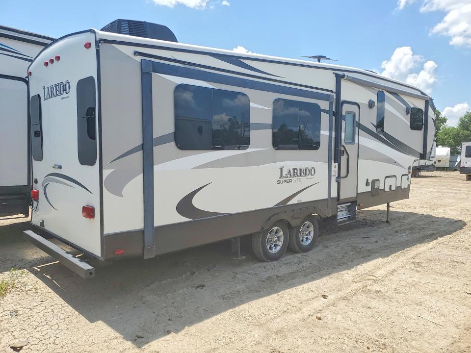 2016 Keys Laredo fifth wheel trailer VIN 4YDF2972XGK600794 COPART salvage auction — REAR END, KS - CERT OF TITLE-SALVAGE, sold $250 on 2026-09-03 (photo 3)
