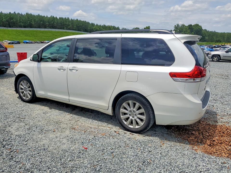 2014 Toyota Sienna VIN 5TDDK3DC1ES087249 COPART salvage auction — FRONT END, Nc - Salvage Certificate Of Title, sold $500 on 2026-07-23 (photo 2)