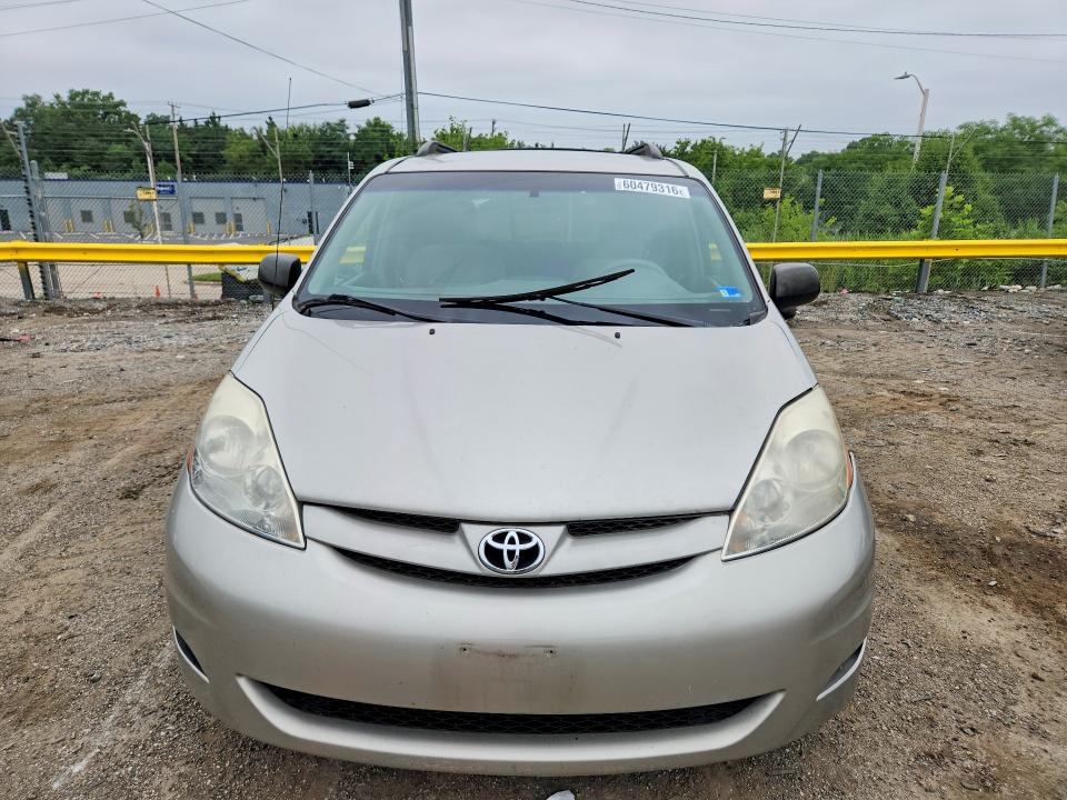 2008 Toyota Sienna VIN 5TDZK23C98S099655 COPART salvage auction — REAR END, Md - Cert Of Salvage > 75% Damage, sold $500 on 2026-07-30 (photo 5)