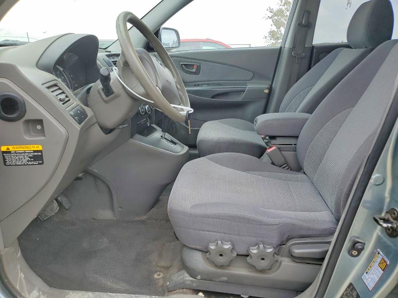 2006 Hyundai Tucson VIN KM8JM12B56U480210 COPART salvage auction — REAR END, CA - SALVAGE CERTIFICATE, sold $800 on 2026-07-16 (photo 7)