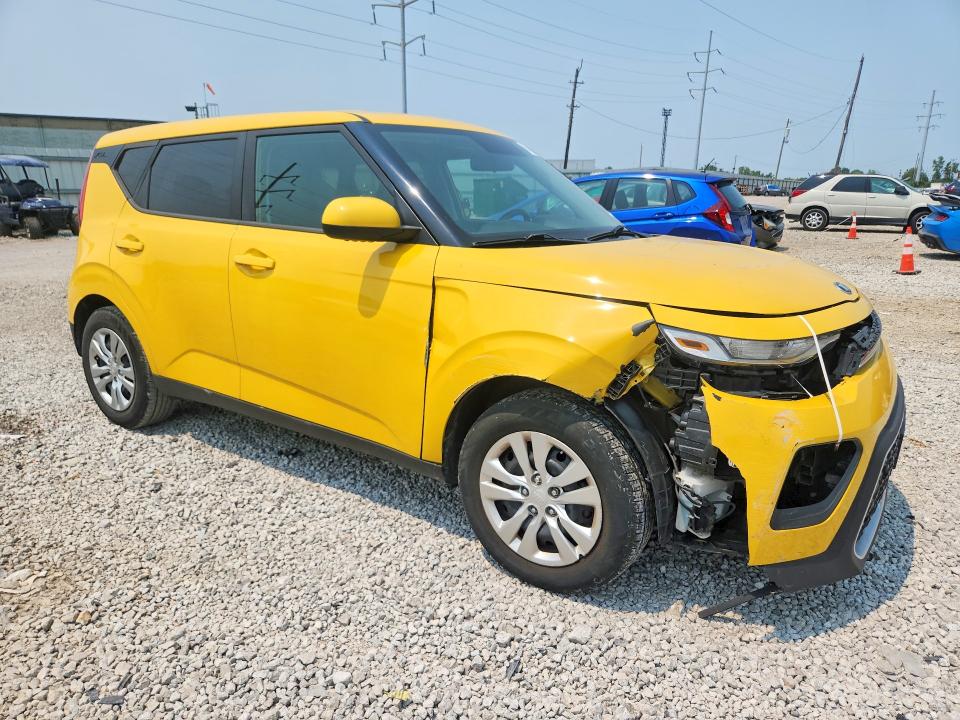 2020 Kia Soul VIN KNDJ23AU2L7088823 COPART salvage auction — FRONT END, Oh - Cert Of Title-Rebuilt Salvage, sold $325 on 2026-07-28 (photo 4)