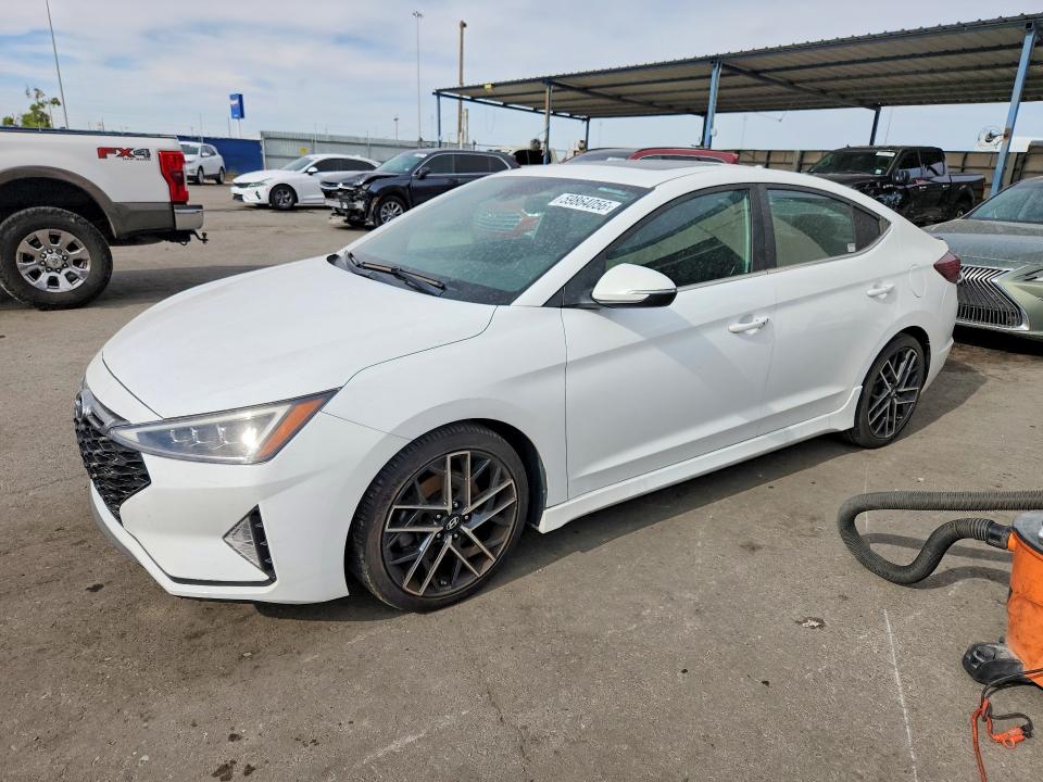 2019 Hyundai Elantra VIN KMHD04LB6KU829006 COPART salvage auction — MECHANICAL, Oh - Certificate Of Title, sold $3,450 on 2026-07-24 (photo 1)