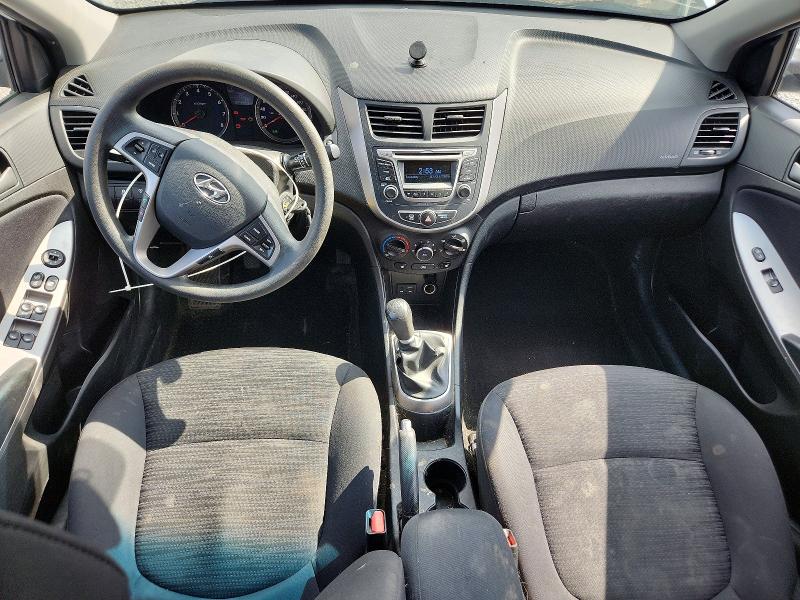 2017 Hyundai Accent VIN KMHCT5AE6HU335758 COPART salvage auction — MECHANICAL, On - Permit No Brand - Unfit, sold $225 on 2026-07-28 (photo 8)
