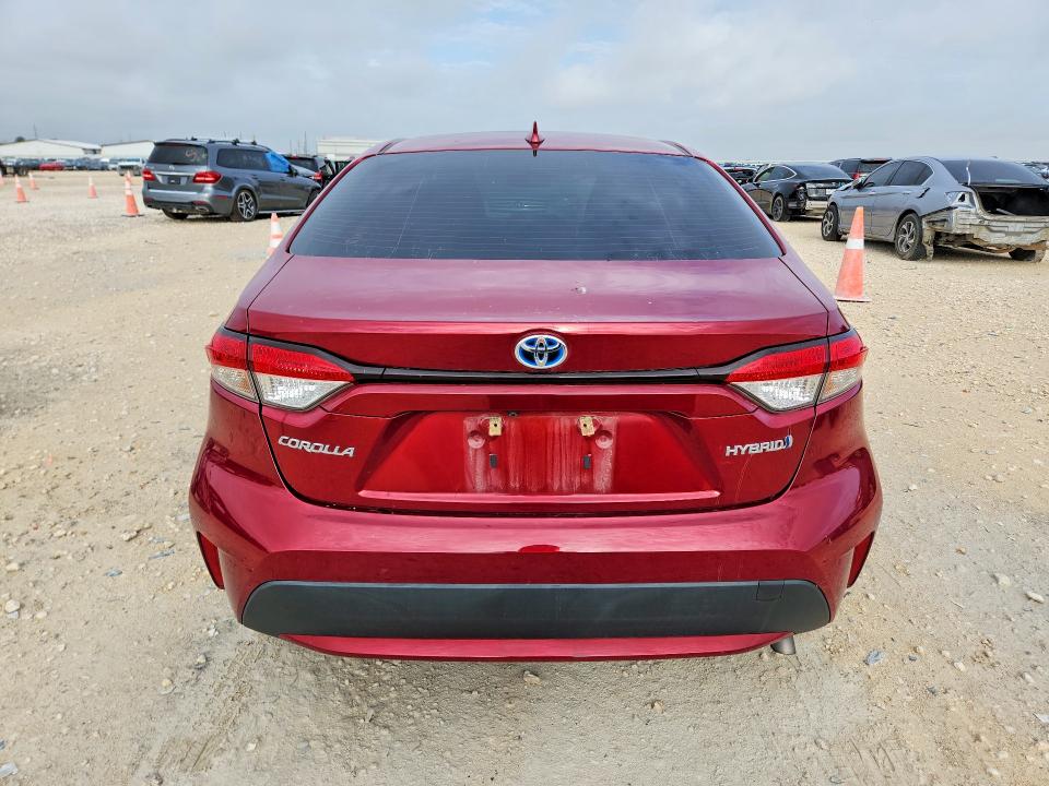 2022 Toyota Corolla VIN JTDEAMDE3NJ054104 COPART salvage auction — FRONT END, TX - SALVAGE VEHICLE TITLE (P), sold $775 on 2026-07-23 (photo 6)