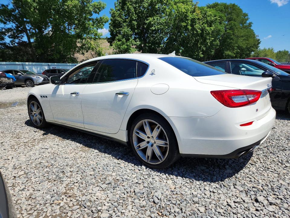 2014 Maserati Quattroporte VIN ZAM56RRA8E1076454 COPART salvage auction — FRONT END, Ma - Cert Of Title-Reconstrctd Coll, sold $475 on 2026-07-30 (photo 2)