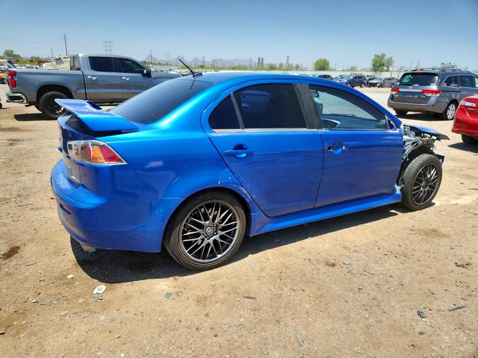 2015 Mitsubishi Lancer VIN JA32U8FW0FU024094 COPART salvage auction — FRONT END, Az - Cert Of Title - Salvage, sold $1,400 on 2026-07-17 (photo 3)