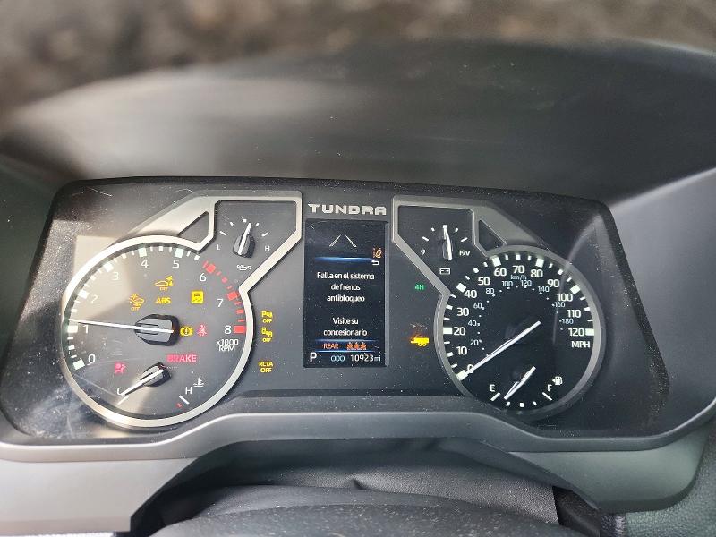 2025 Toyota Tundra VIN 5TFLA5DB6SX291312 COPART salvage auction — FRONT END, Salvage Title, sold $19,700 on 2026-07-14 (photo 9)