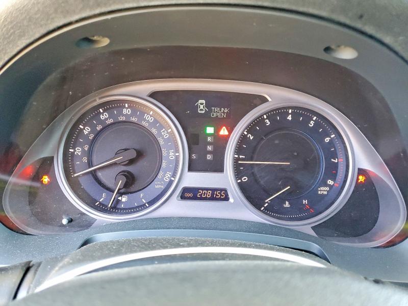 2009 Lexus Is 250 VIN JTHBK262595088453 COPART salvage auction — REAR END, Ca - Salvage Certificate, sold $600 on 2026-07-30 (photo 9)