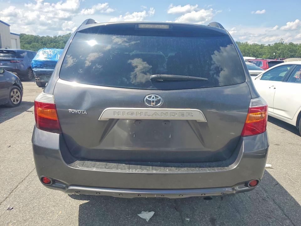 2009 Toyota Highlander VIN JTEDA41A292006120 COPART salvage auction — MECHANICAL, GA - CERTIFICATE OF TITLE, sold $4,287 on 2026-07-15 (photo 6)