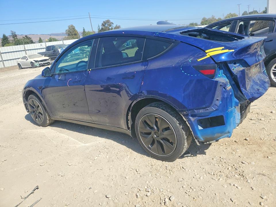 2023 Tesla Model y VIN 7SAYGDEEXPF742110 COPART salvage auction — REAR END, Ca - Salvage Certificate, sold $8,900 on 2026-07-16 (photo 2)