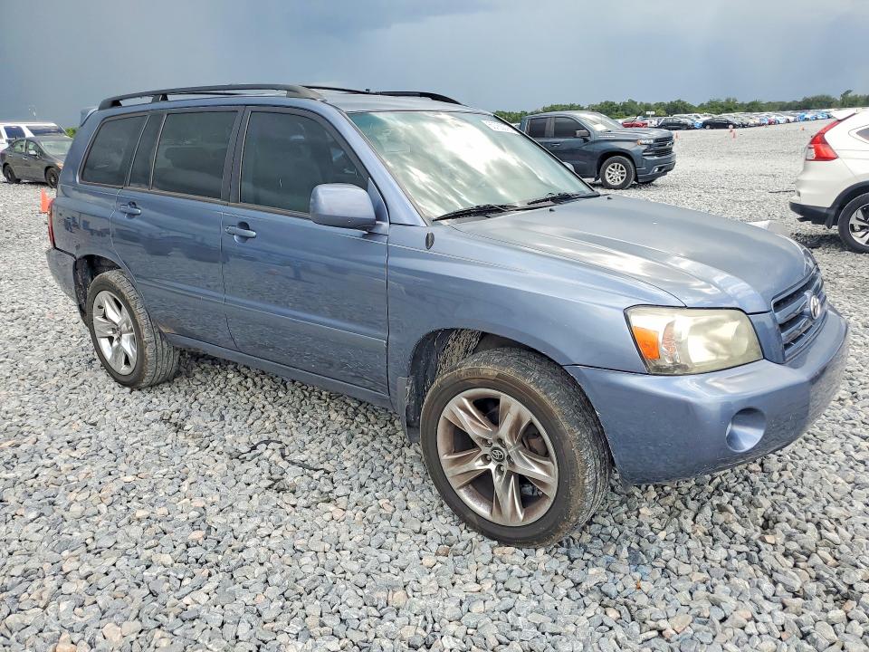 2007 Toyota Highlander VIN JTEEP21A470204391 COPART salvage auction — REAR END, FL - CERT OF TITLE SLVG REBUILDABLE, sold $975 on 2026-07-28 (photo 4)