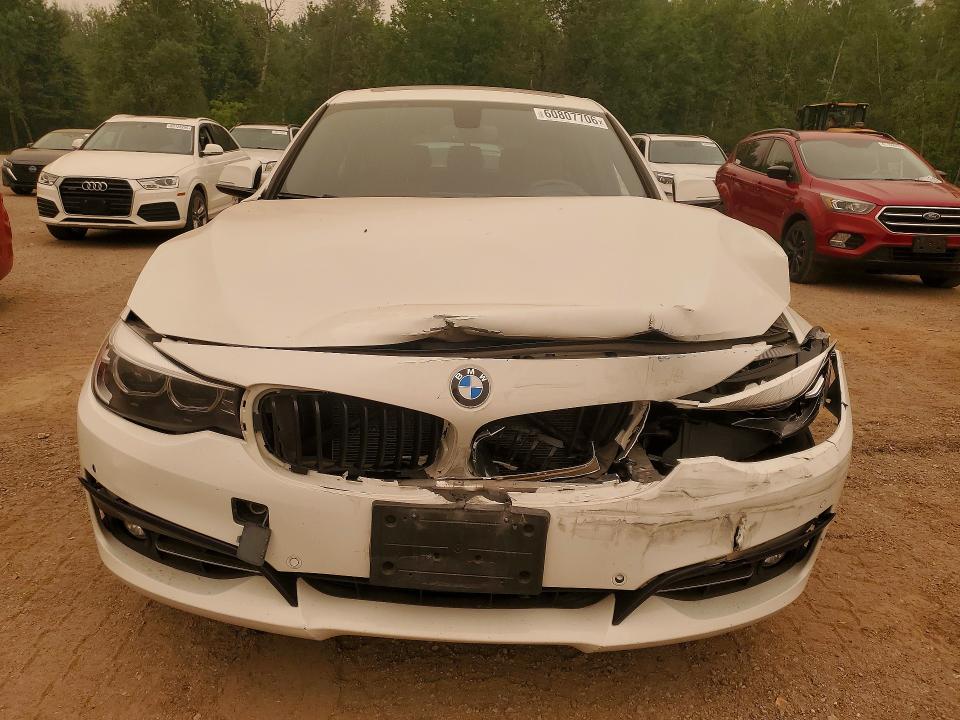 2017 BMW 3 series VIN WBA8Z9C38HG827019 COPART salvage auction — FRONT END, On - Permit Salvage, sold $200 on 2026-07-28 (photo 5)
