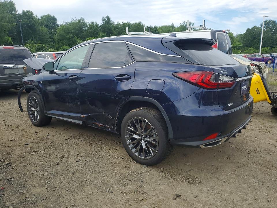 2022 Lexus Rx 350 VIN 2T2SZMDA4NC338941 COPART salvage auction — FRONT END, Ny - Certificate Of Title (P), sold $15,500 on 2026-07-27 (photo 2)