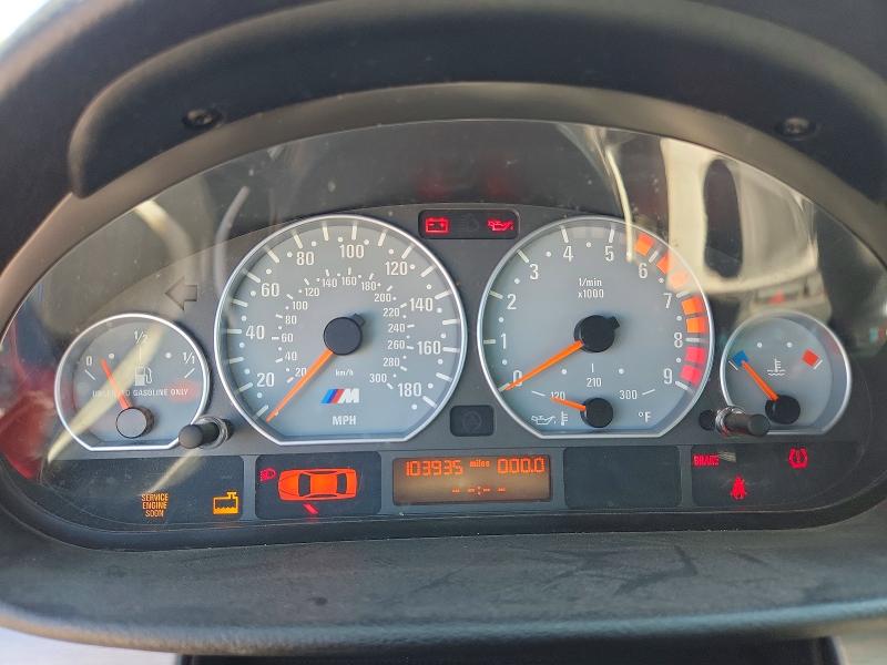 2004 BMW M3 VIN WBSBL93484PN56811 COPART salvage auction — FRONT END, Mi - Certificate Of Title, sold $5,800 on 2026-07-27 (photo 9)