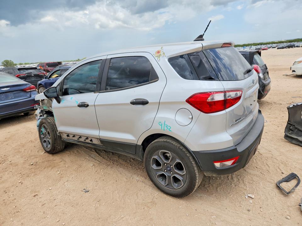 2021 Ford Ecosport VIN MAJ3S2FE5MC425374 COPART salvage auction — FRONT END, Tx - Salvage Vehicle Title, sold $150 on 2026-07-30 (photo 2)