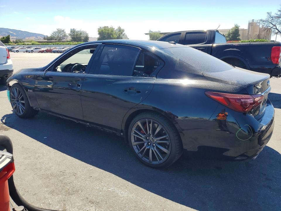 2018 Infiniti Q50 VIN JN1FV7AP2JM460161 COPART salvage auction — FRONT END, Ca - Salvage Certificate, sold $90 on 2026-07-28 (photo 2)