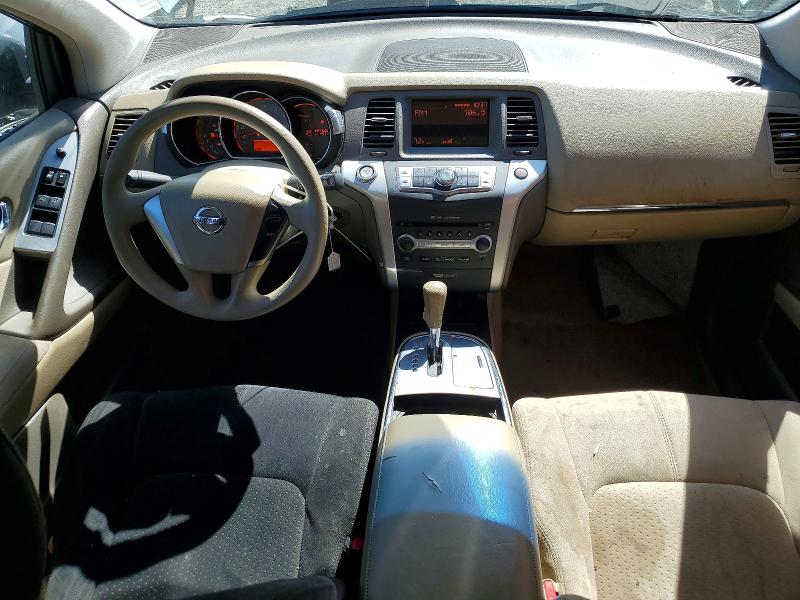 2009 Nissan Murano VIN JN8AZ18W59W127592 COPART salvage auction — SIDE, WA - BILL OF SALE, sold $175 on 2026-07-21 (photo 8)