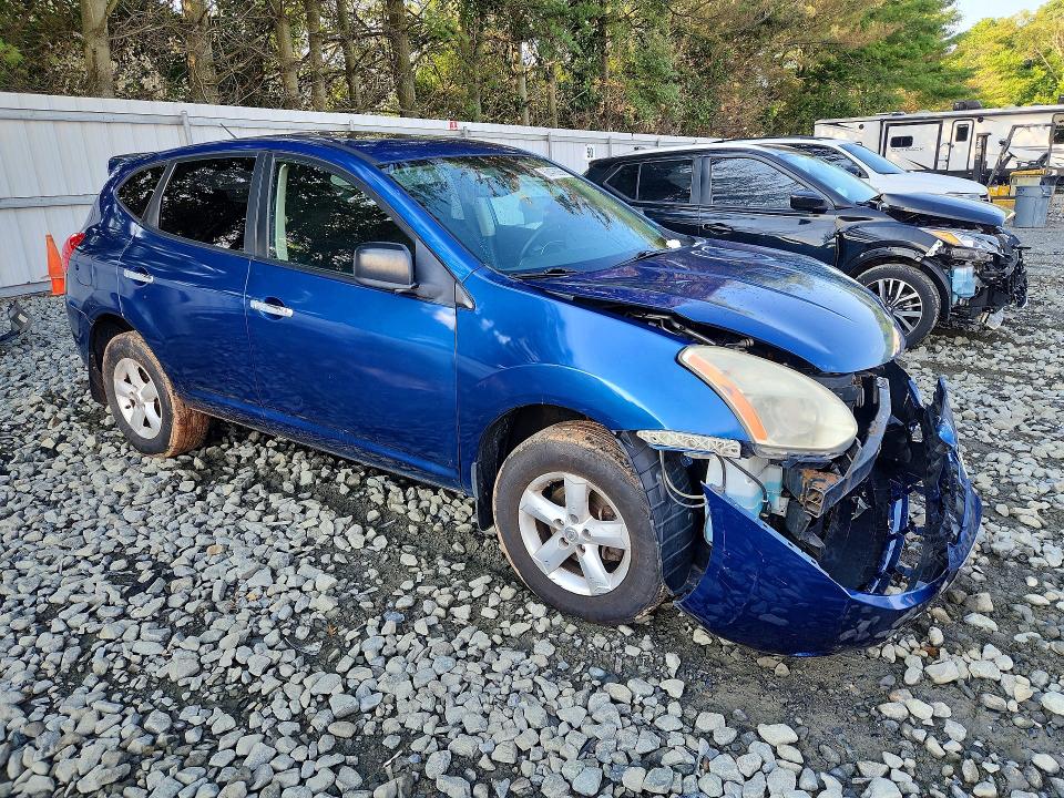 2010 Nissan Rogue VIN JN8AS5MV6AW142521 COPART salvage auction — FRONT END, NJ - CERT OF TITLE-SALVAGE (P), sold $225 on 2026-07-20 (photo 4)