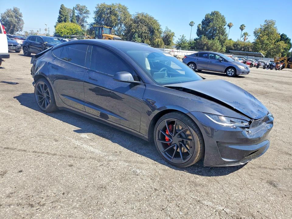2026 Tesla Model 3 VIN 5YJ3E1ET1TF166542 COPART salvage auction — REAR END, Ca - Salvage Certificate, sold $16,100 on 2026-09-01 (photo 4)
