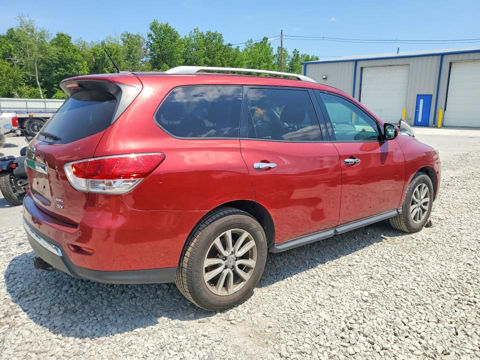 2016 Nissan Pathfinder VIN 5N1AR2MM4GC655737 COPART salvage auction — MINOR DENT/SCRATCHES, Ma - Certificate Of Title, sold $400 on 2026-07-10 (photo 3)