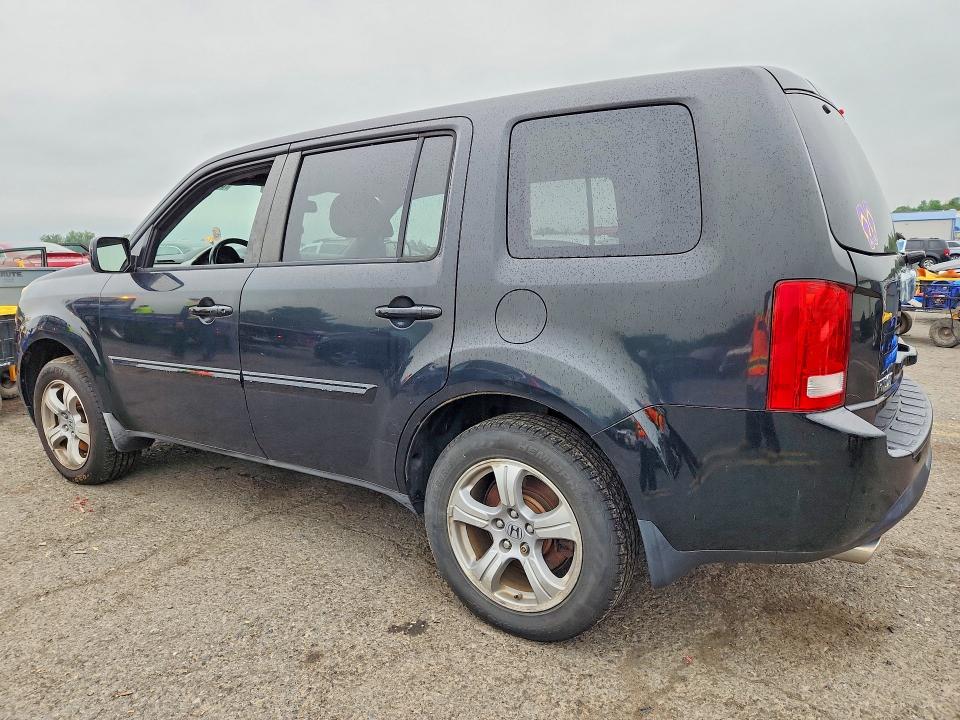 2013 Honda Pilot VIN 5FNYF4H50DB023326 COPART salvage auction — MECHANICAL, Pa - Cert Of Title, sold $1,400 on 2026-08-02 (photo 2)