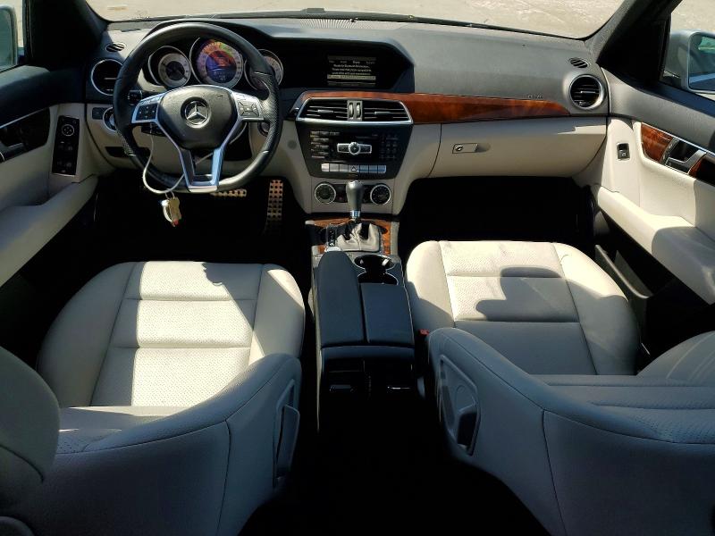 2014 Mercedes-benz C-klasse VIN WDDGF4HB0EA965961 COPART salvage auction — NORMAL WEAR, Ca - Salvage Certificate, sold $3,650 on 2026-08-14 (photo 8)