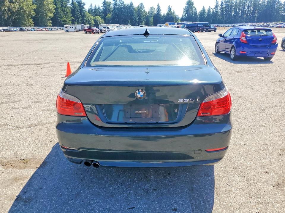 2010 BMW 5 series VIN WBANW1C52AC167331 COPART salvage auction — FRONT END, WA - VEHICLE CERT OF OWNERSHIP-TITL, sold $350 on 2026-07-16 (photo 6)