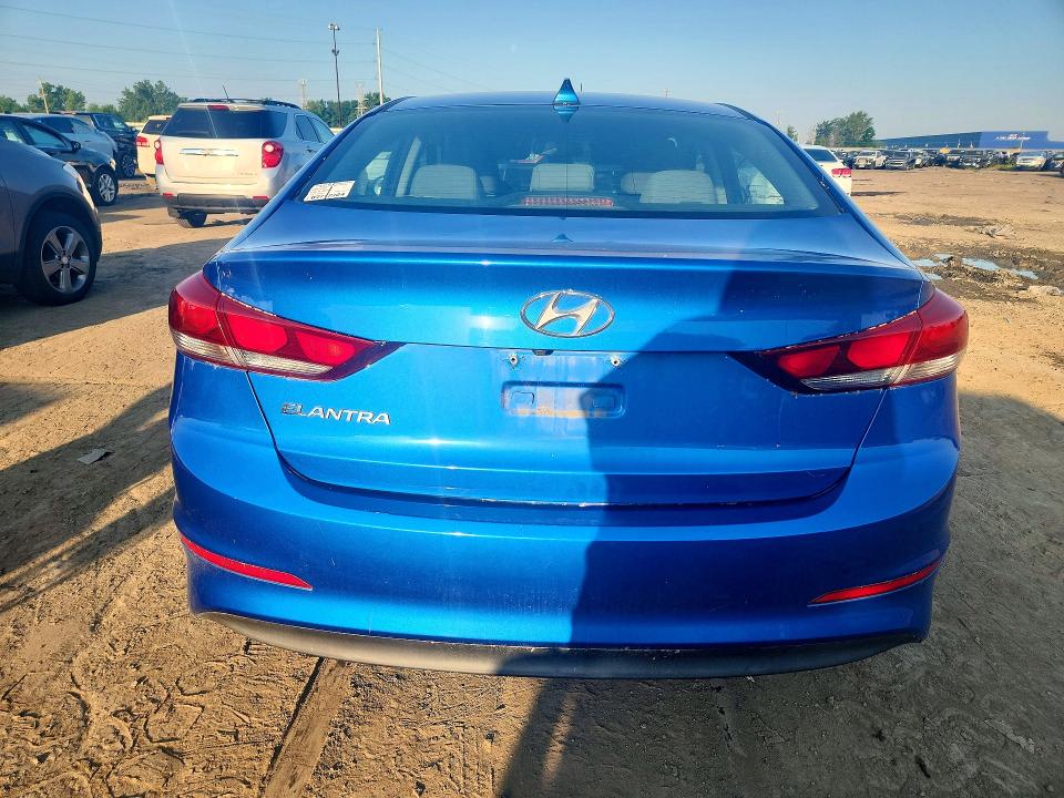 2017 Hyundai Elantra VIN KMHD84LFXHU212342 COPART salvage auction — FRONT END, Mi - Certificate Of Title, sold $1,650 on 2026-07-07 (photo 6)