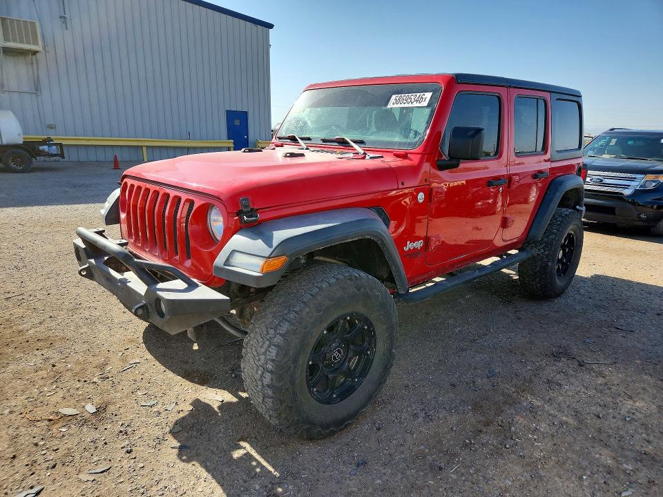 2018 Jeep VIN 1C4HJXDG9JW134505 COPART salvage auction — UNDERCARRIAGE, Az - Certificate Of Title, sold $10,200 on 2026-07-31 (photo 1)