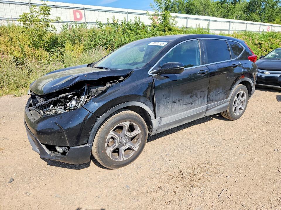 2018 Honda Cr-v VIN 7FARW2H87JE005019 COPART salvage auction — FRONT END, MI - CERTIFICATE OF TITLE, sold $5,300 on 2026-07-22 (photo 1)