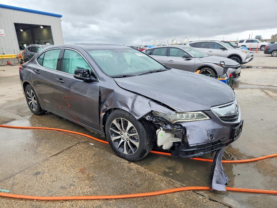 2017 Acura Tlx VIN 19UUB1F54HA004404 COPART salvage auction — FRONT END, Tx - Certificate Of Title, sold $950 on 2026-08-26 (photo 4)