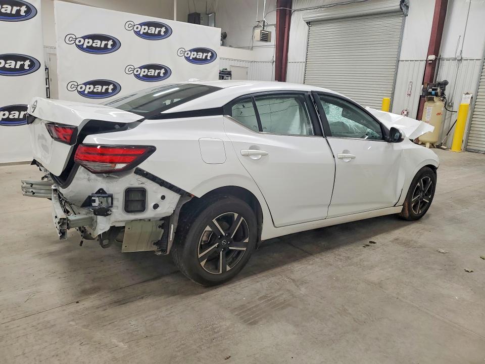 2025 Nissan Sentra VIN 3N1AB8CV6SY286923 COPART salvage auction — FRONT END, Nc - Dlr Only-Clean/Over 25% Damage, sold $175 on 2026-07-28 (photo 3)
