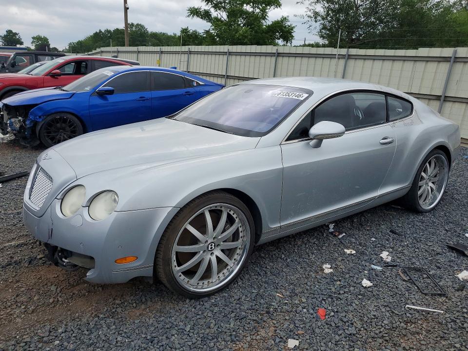 2005 Bentley Continental VIN SCBCR63W05C024281 COPART salvage auction — FRONT END, Az - Certificate Of Title (P), sold $4,400 on 2026-07-31 (photo 1)