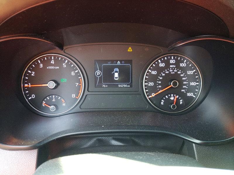 2018 Kia Optima VIN 5XXGT4L31JG222873 COPART salvage auction — REAR END, Ct - Cert Of Title-Salvage, sold $1,050 on 2026-07-31 (photo 9)