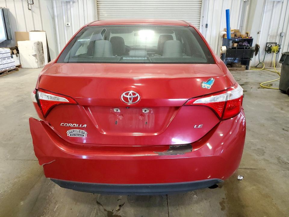 2015 Toyota Corolla VIN 5YFBURHE3FP209958 COPART salvage auction — REAR END, Mn - Cert Of Title-Prior Salvage, sold $1,650 on 2026-07-27 (photo 6)