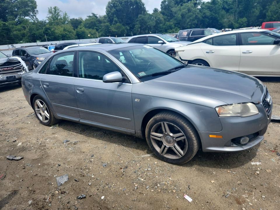 2008 Audi A4 VIN WAUDF78E08A101762 COPART salvage auction — REAR END, Md - Cert Of Salvage < 75% Damage, sold $225 on 2026-07-28 (photo 4)