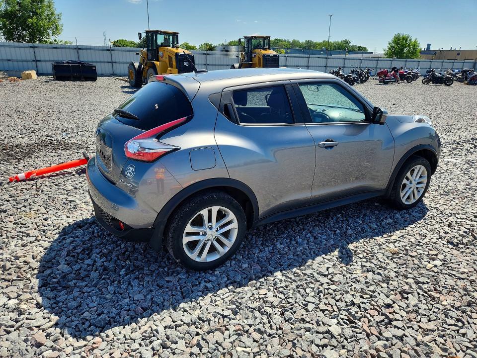 2016 Nissan Juke VIN JN8AF5MV3GT656325 COPART salvage auction — WATER/FLOOD, Wi - Certificate Of Title, sold $675 on 2026-07-20 (photo 3)