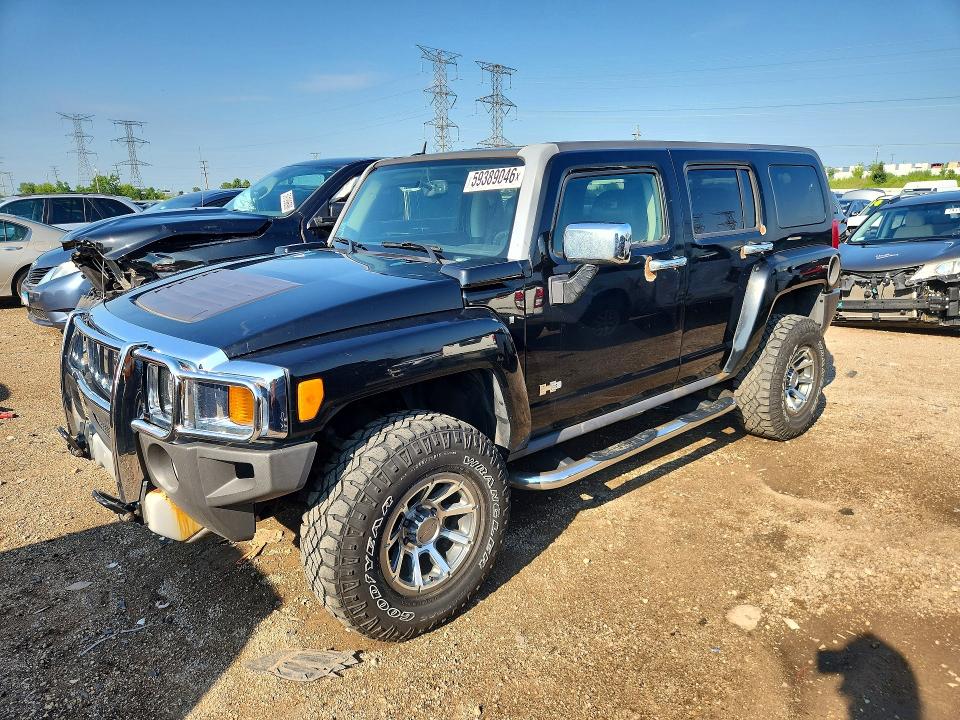 2009 Hummer H3 VIN 5GTEN13E898101654 COPART salvage auction — MECHANICAL, Il - Certificate Of Title, sold $600 on 2026-07-09 (photo 1)