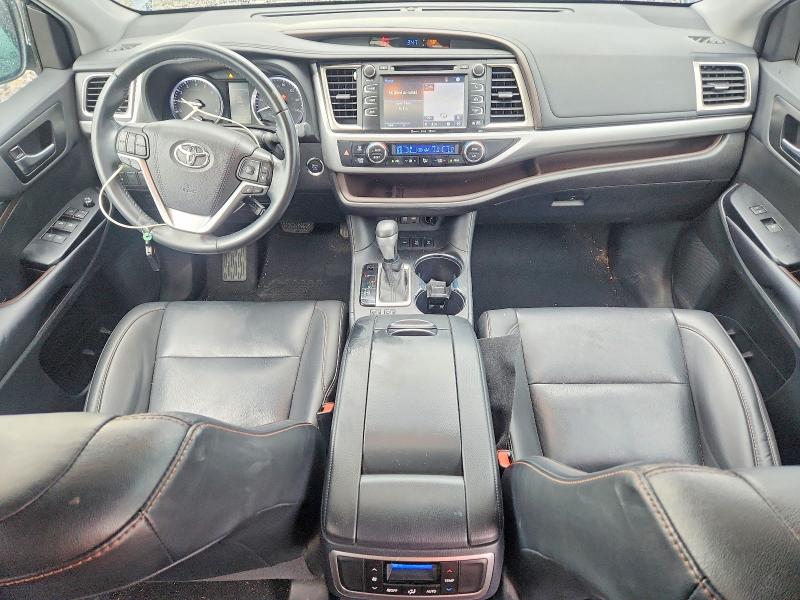 2019 Toyota Highlander VIN 5TDJZRFH7KS725980 COPART salvage auction — REAR END, Wi - Certificate Of Title, sold $14,200 on 2026-07-27 (photo 8)