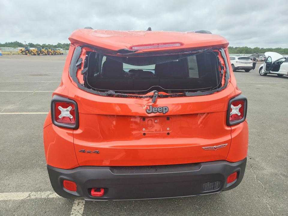 2016 Jeep Renegade VIN ZACCJBCT1GPC97909 COPART salvage auction — REAR END, Ny - Mv-907A Salvage Certificate, sold $3,550 on 2026-08-07 (photo 6)