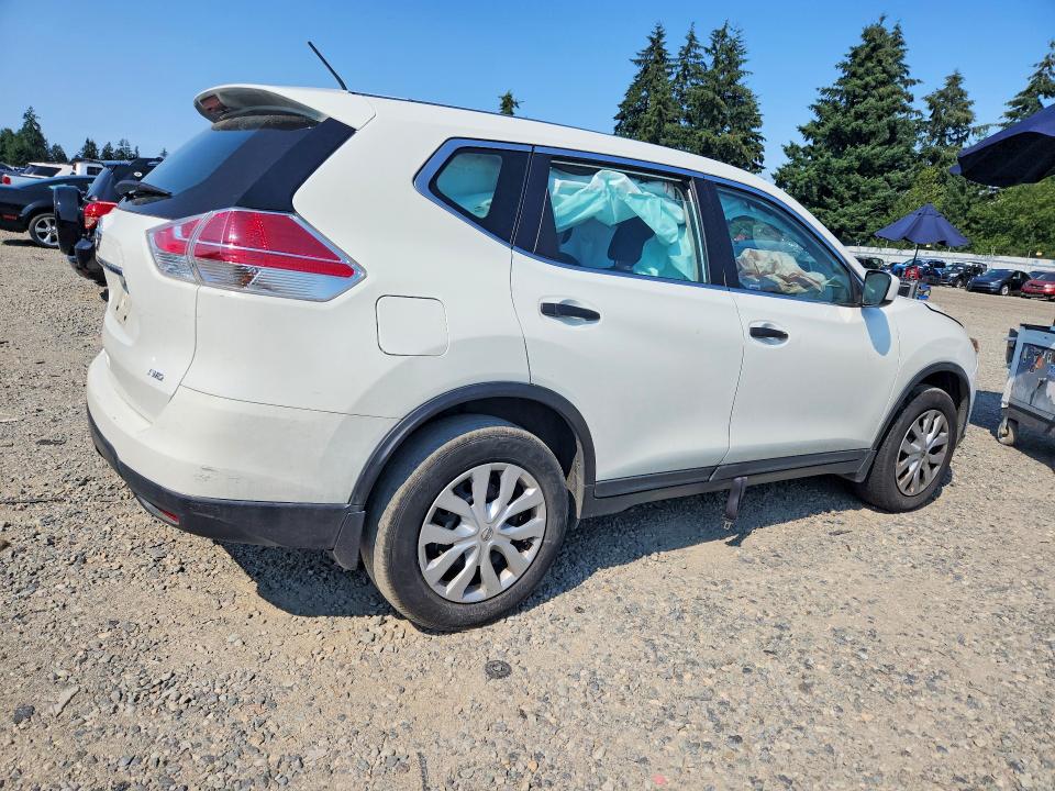 2016 Nissan Rogue VIN KNMAT2MV9GP594098 COPART salvage auction — FRONT END, Wa - Bill Of Sale, sold $850 on 2026-07-31 (photo 3)