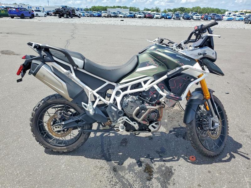 2022 Triumph motorcycle Tiger VIN SMTE67DF8NTAX0061 COPART salvage auction — ALL OVER, FL - CERT OF TITLE SLVG REBUILDABLE, sold $2,000 on 2026-07-30 (photo 1)
