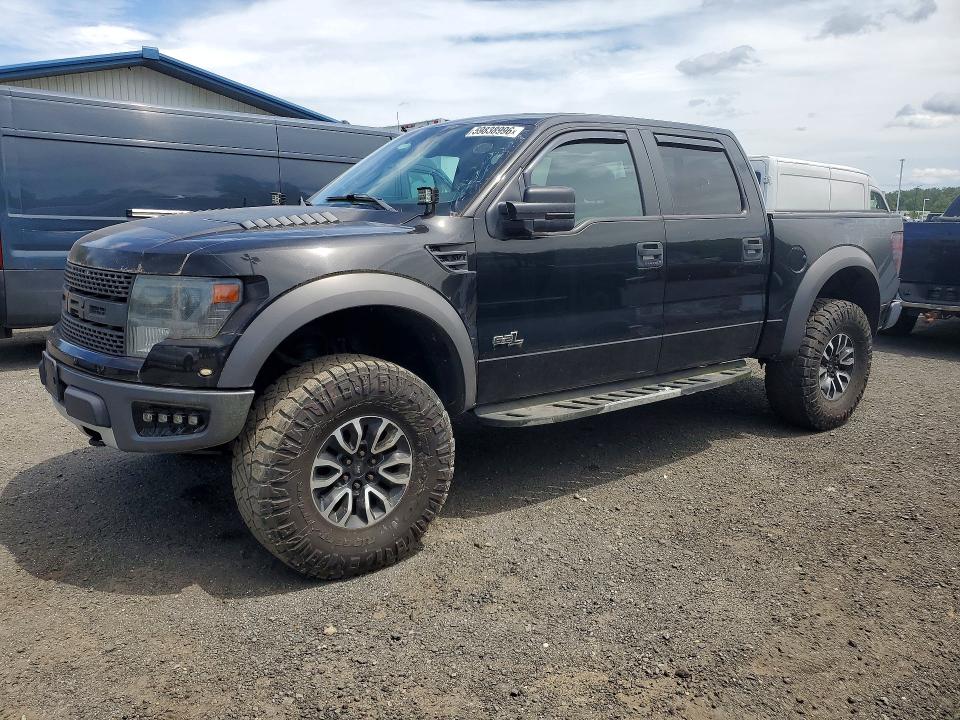 2013 Ford F-150 lightning VIN 1FTFW1R61DFA89358 — COPART salvage auction photo