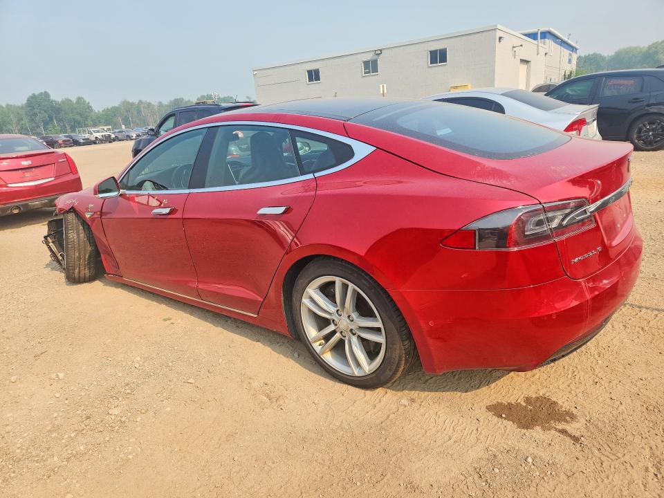 2016 Tesla Model s VIN 5YJSA1E29GF152795 COPART salvage auction — FRONT END, On - Permit Salvage, sold $1,500 on 2026-07-23 (photo 2)