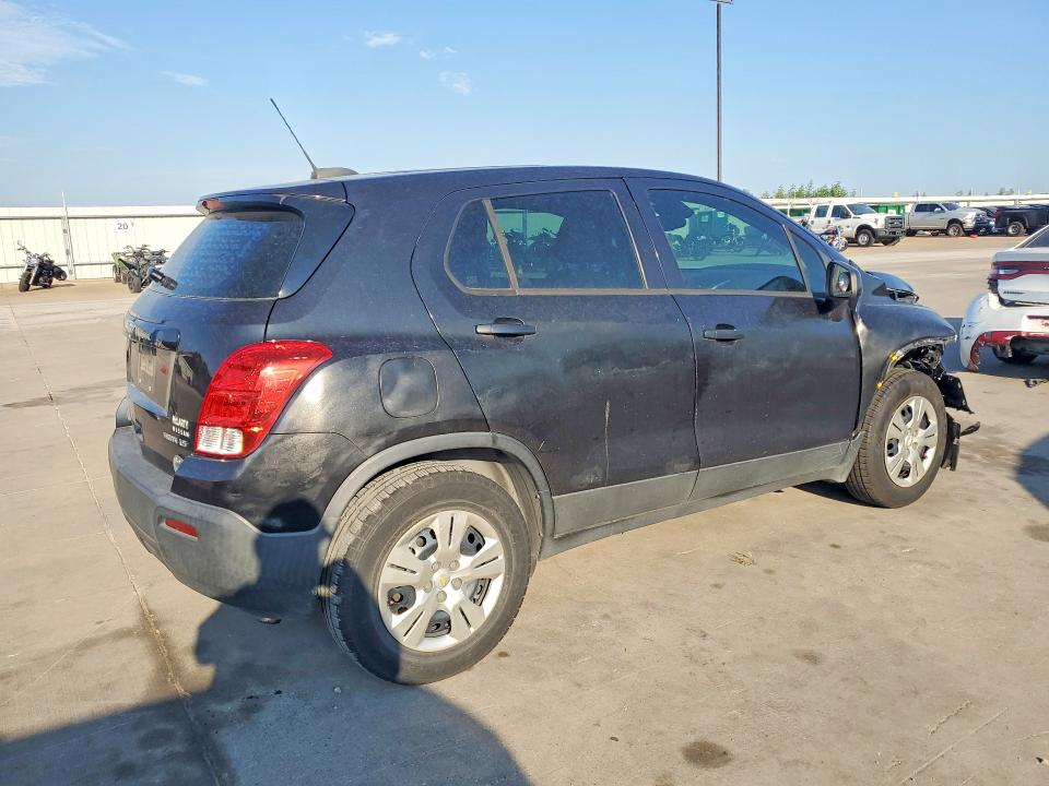2016 Chevrolet VIN KL7CJKSB9GB680142 COPART salvage auction — FRONT END, TX - SALVAGE VEHICLE TITLE (P), sold $1,000 on 2026-07-09 (photo 3)