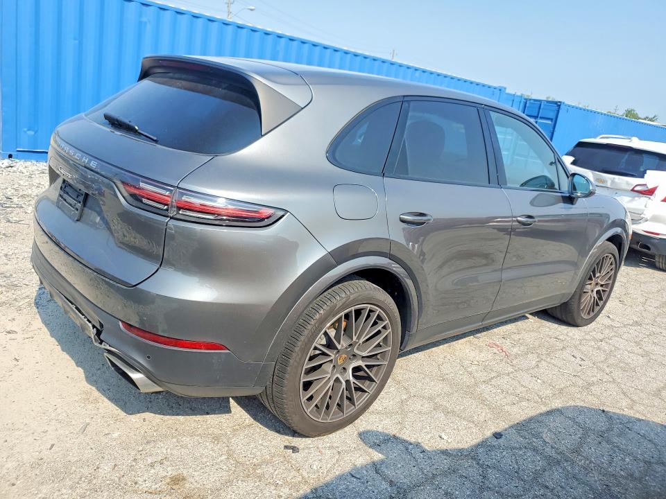 2020 Porsche Cayenne VIN WP1AA2AYXLDA03047 COPART salvage auction — REAR END, In - Certificate Of Title (P), sold $16,800 on 2026-08-03 (photo 3)