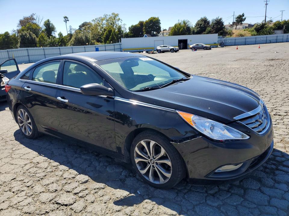 2013 Hyundai Sonata VIN 5NPEC4AB7DH805507 COPART salvage auction — FRONT END, Ca - Salvage Certificate, sold $750 on 2026-07-31 (photo 4)