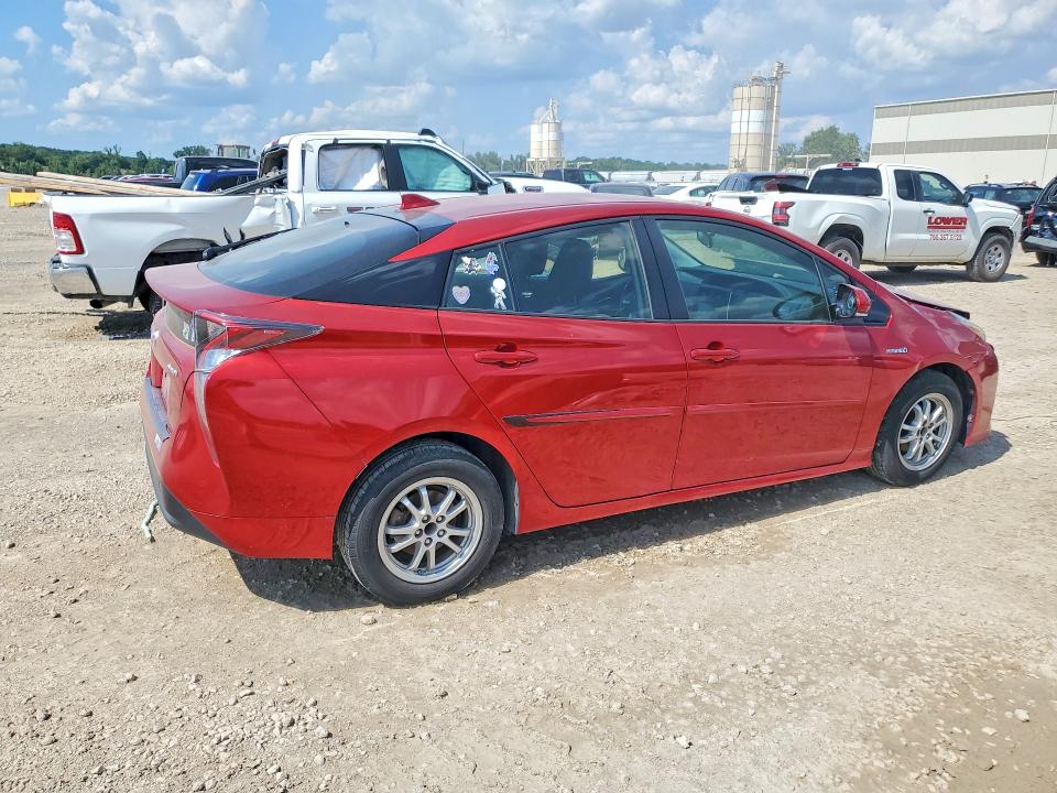 2016 Toyota Prius VIN JTDKARFU8G3513039 COPART salvage auction — FRONT END, Mo - Salvage Certificate Of Title, sold $100 on 2026-07-28 (photo 3)