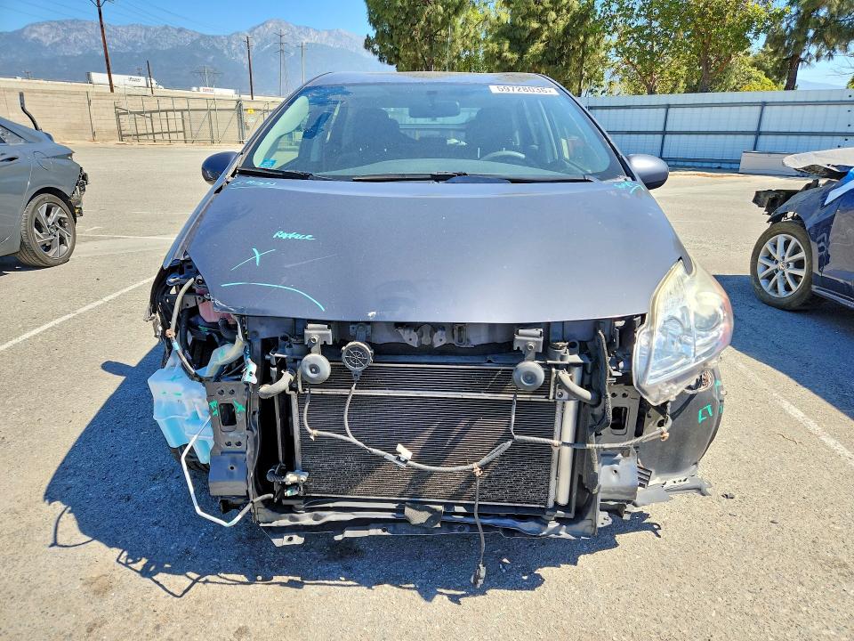 2015 Toyota Prius VIN JTDKN3DU2F0470967 COPART salvage auction — FRONT END, Ca - Salvage Certificate, sold $150 on 2026-07-21 (photo 5)