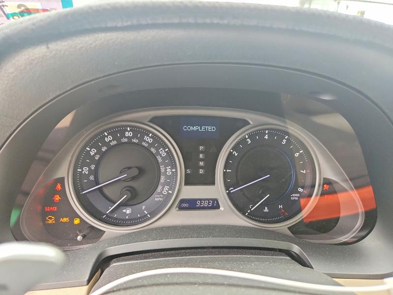 2007 Lexus Is 250 VIN JTHCK262375014160 COPART salvage auction — FRONT END, Nj - Cert Of Title-Salvage, sold $275 on 2026-07-22 (photo 9)
